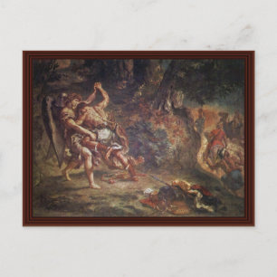 Murals For Saint-Sulpice In Paris Chapel Postcard