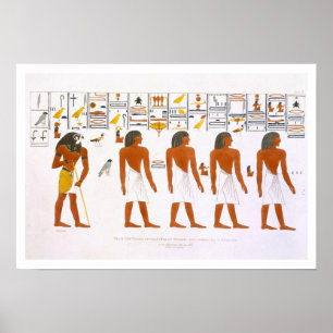 Murals from the Tombs of the Kings at Thebes, disc Poster