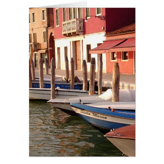 Murano Boats Cards (Front)