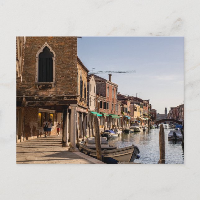 Murano Canals Postcard (Front)