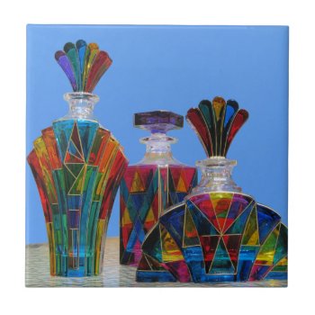 Murano Glass Decanters Ceramic Tile by sorelladesigns at Zazzle