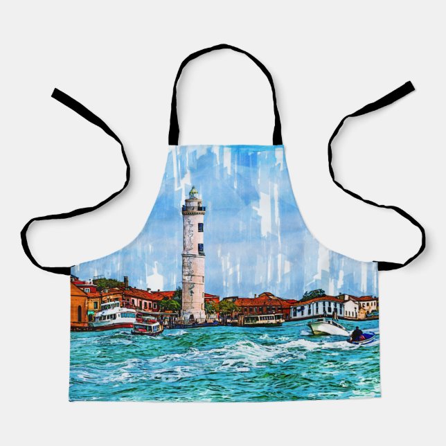 Murano Lighthouse, Venice, Italy. Apron (Front)