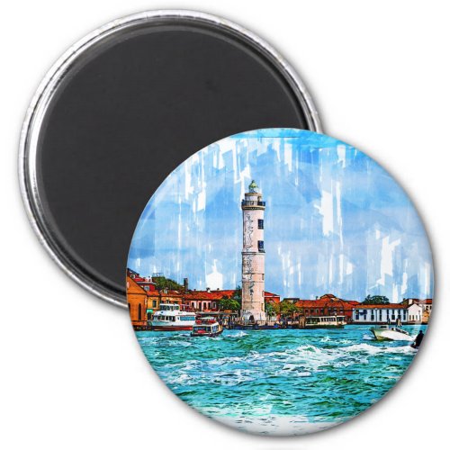 Murano Lighthouse Venice Italy Magnet