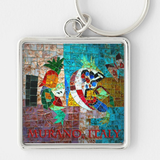 Murano Mosaic III Keychain (Front)