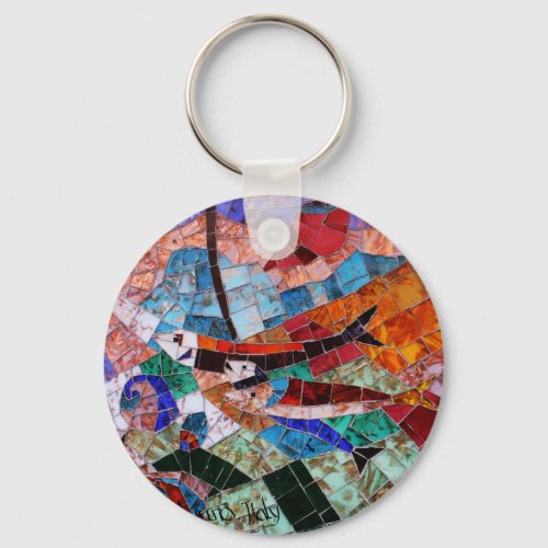 Murano Mosaic Keychain