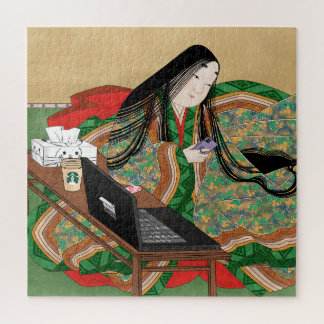 Murasaki Shikibu: Enjoying Modern Social Media Jigsaw Puzzle