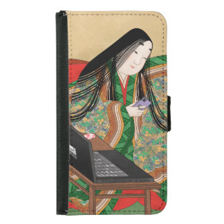 Murasaki Shikibu: Enjoying Modern Social Media Samsung Galaxy S5 Wallet Case
