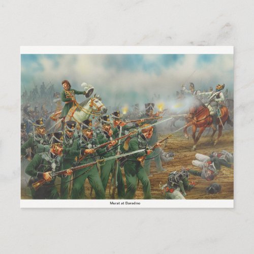 Murat at Borodino Postcard