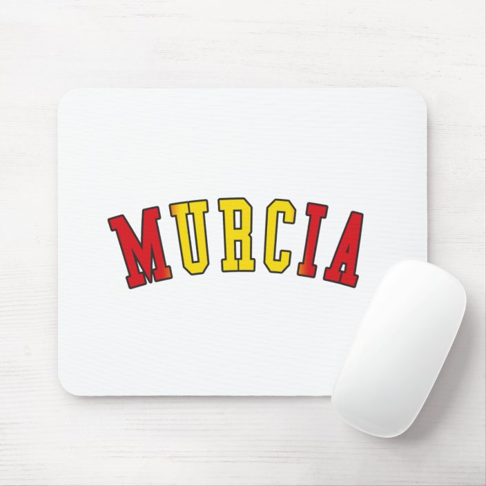 Murcia in Spain National Flag Colors Mousepad