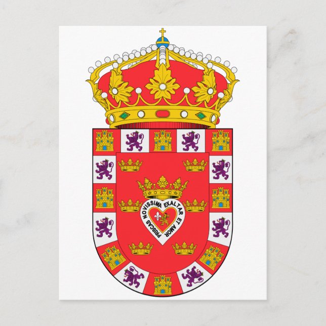 Murcia (Spain) Coat of Arms Postcard (Front)
