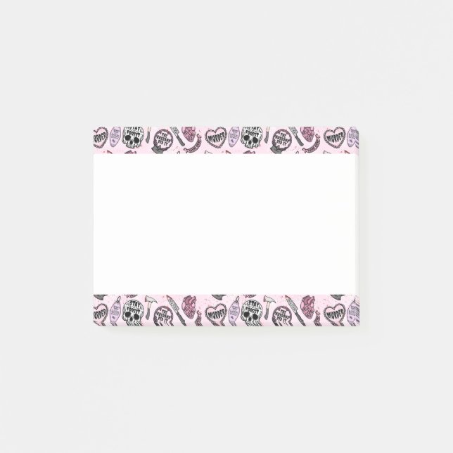 Murder and Spooky Post-it Notes (Front)