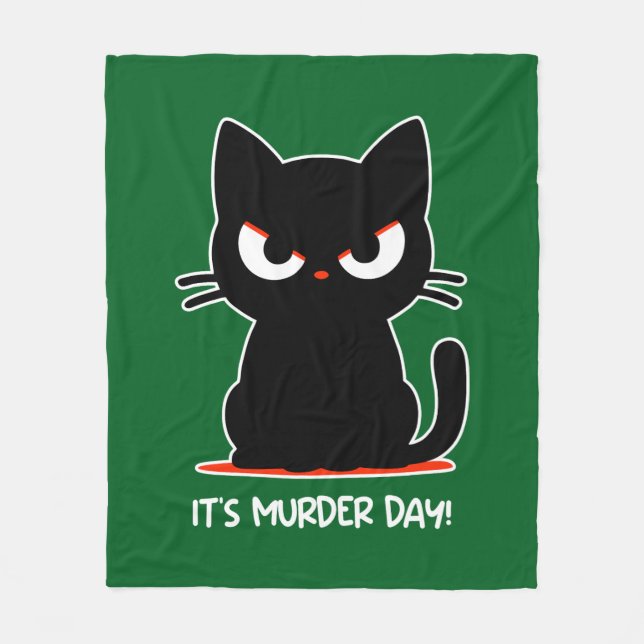 Murder Day Fleece Blanket (Front)
