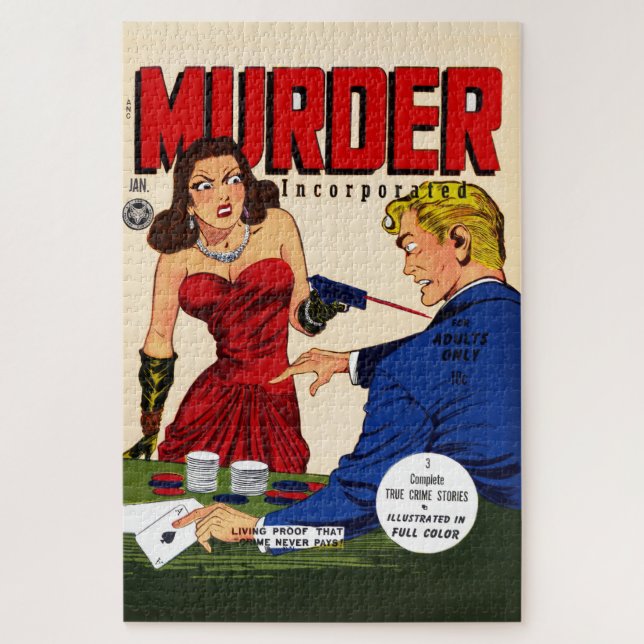 Murder Incorporated No. 1 Jigsaw Puzzle (Vertical)