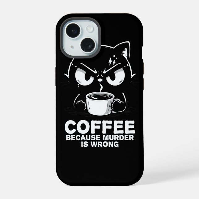 Murder is wrong iphone case (Back)