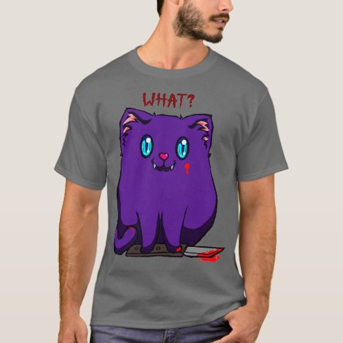 Murder Kitten Purple T_Shirt