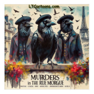 Murder Most Fowl – Rue Morgue Noir Acrylic Print