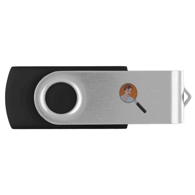 Murder Mysteries Detective and Writer Flash Drive (Front)