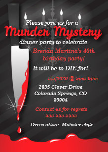 Free Murder Mystery Online Invitation Punchbowl Com