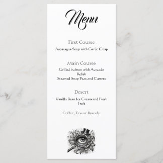 Murder Mystery Dinner Menu
