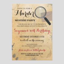 Murder Mystery Dinner Party Clues Invite