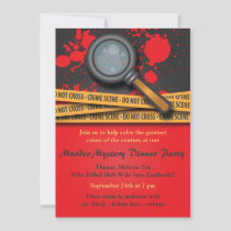 Murder Mystery Dinner Party Invitation