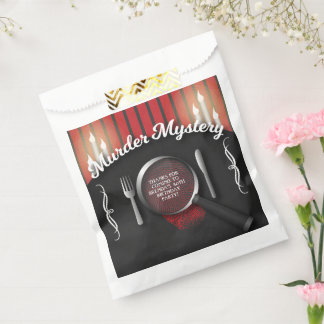 Murder Mystery Dinner Theater Party Favor Bag