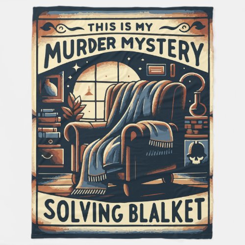 Murder Mystery  Fleece Blanket