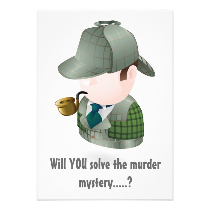 Murder Mystery invitation