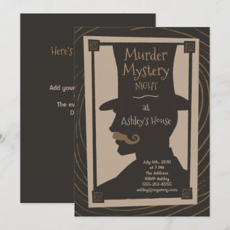 Murder Mystery Night - Invitation