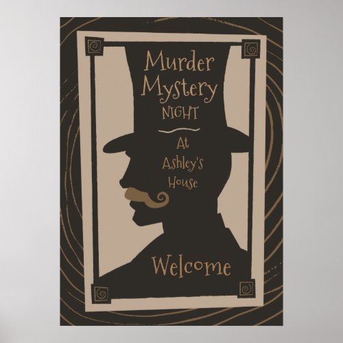 Murder Mystery Night _ Welcome Poster