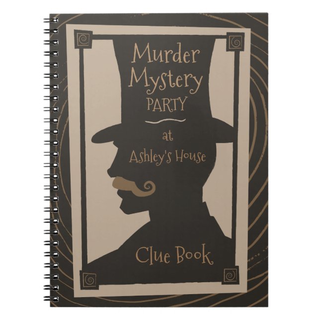 Murder Mystery Party - Clue Book (Front)
