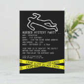 Murder Mystery Party Invitation (Standing Front)