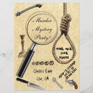 Murder Mystery Party Invitations