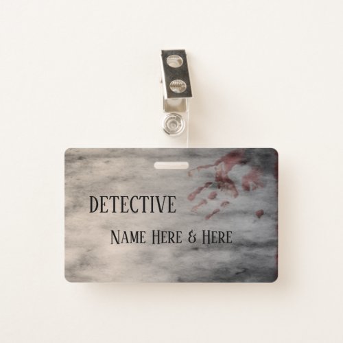 Murder Mystery Party Name Badge
