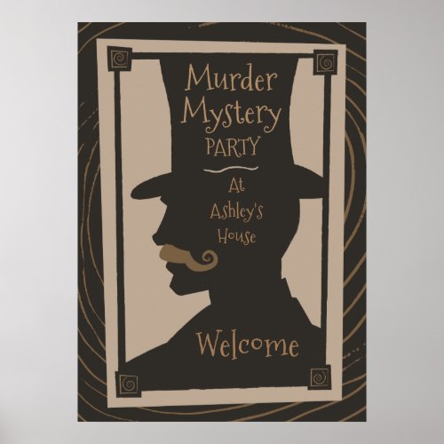 Murder Mystery Party _ Welcome Poster