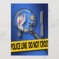 Murder mystery puzzle birthday dinner