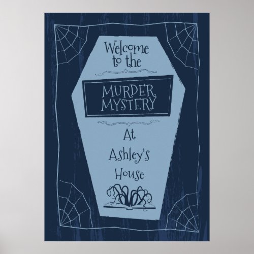 Murder Mystery _ Welcome Poster