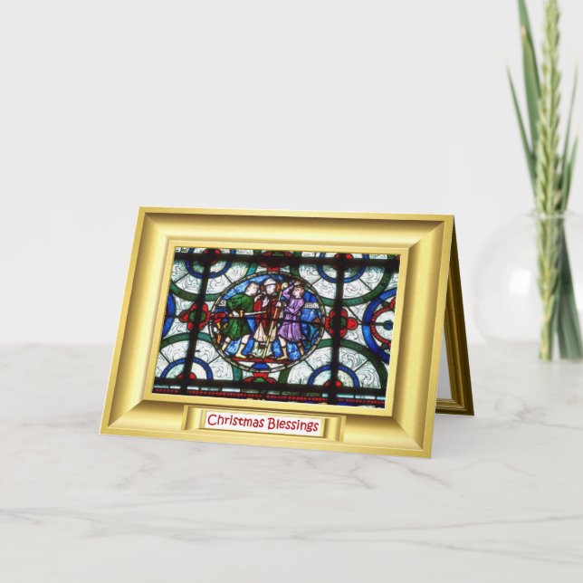 Murder of Becket, Canterbury Cathedral, England Holiday Card (Front)