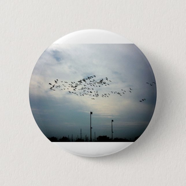 Murder of Crows Pinback Button (Front)