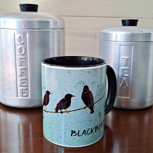 Murder of Crows Silhouette Mystery Lover Mug