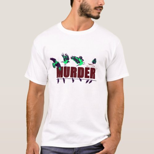 Murder of crows T_Shirt