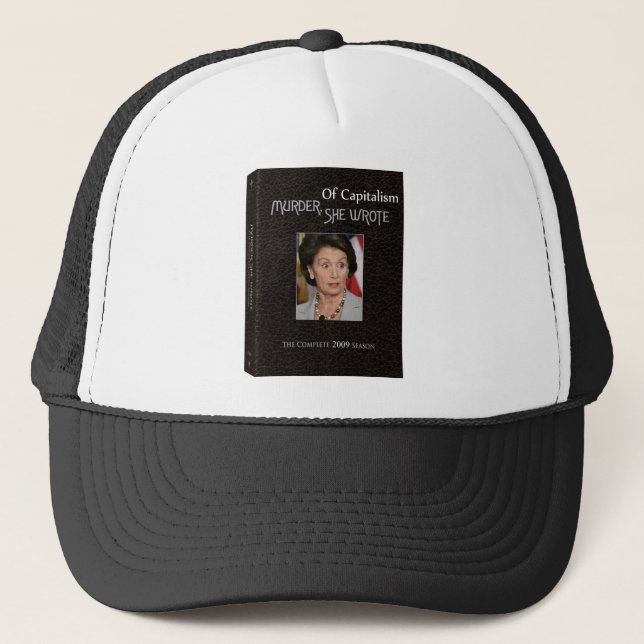 Murder Pelosi Wrote Trucker Hat (Front)