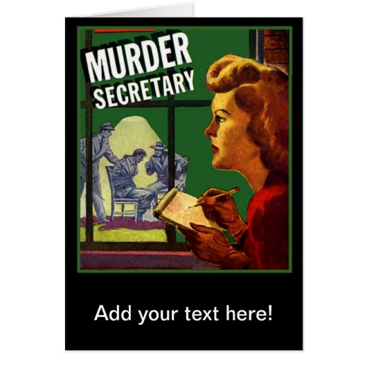 Murder Secretary Cards (Front)