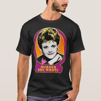 Murder She Wrote 80s Retro TV Design T-Shirt