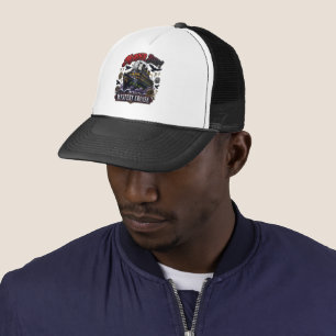 Murder Ship Mystery Cruise Vintage Detective Desig Trucker Hat