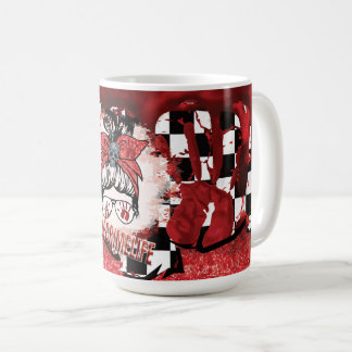 Murder Shows Coffee Bloody Hands True Crime Mug