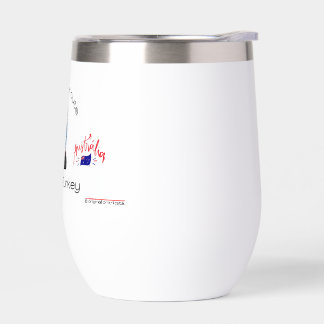 Murder Turkey - wine mug Thermal Wine Tumbler