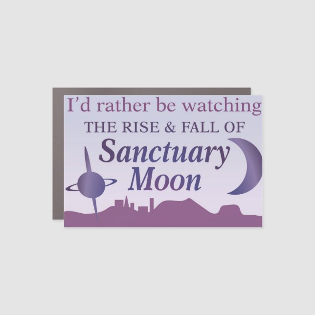 Murderbot car magnet (Front)