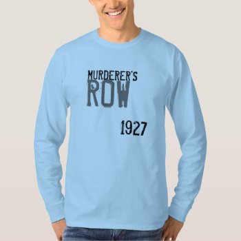 Murderer's Row  Men's Vintage Baseball Raglan T-shirt by Milkshake7 at Zazzle