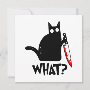 Murderous Cat With Knife